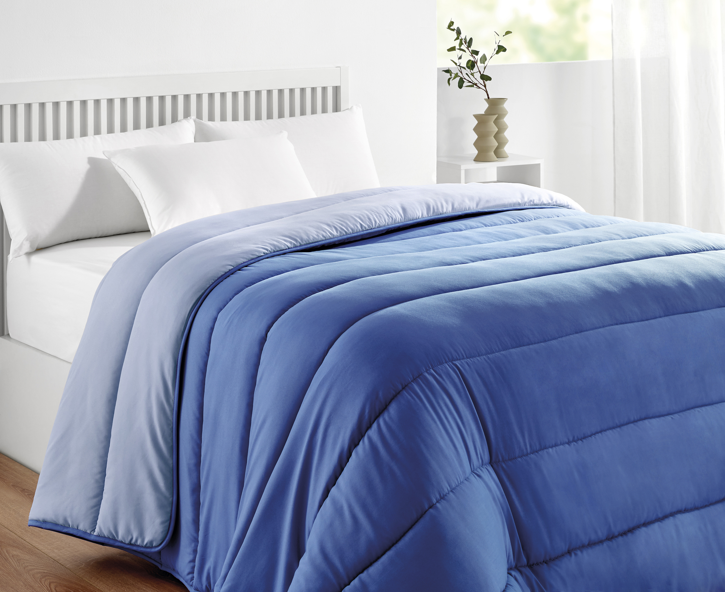 Two-tone fibre winter duvet 400 gr