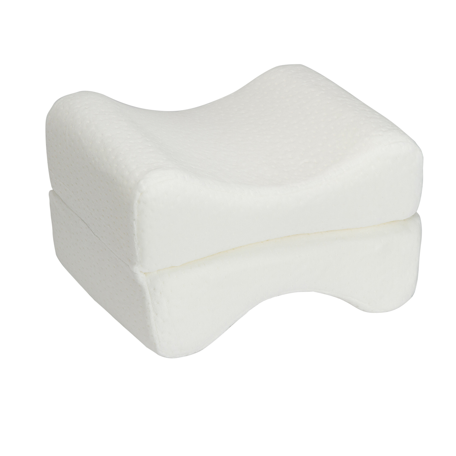 Folding memory foam pillow for the legs