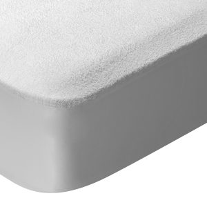 Protector de colchón de rizo antiácaros